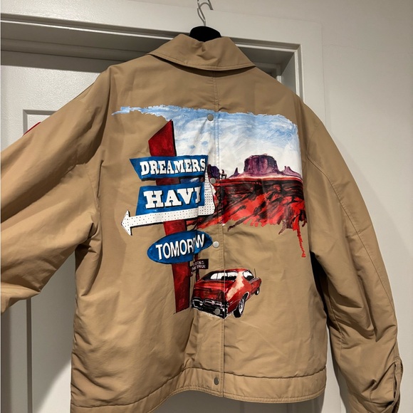 SOLD - RARE Canada Goose x Rokh x Matt McCormick Padded Trucker Strap Jacket - Picture 4 of 17